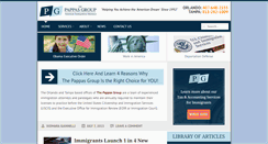 Desktop Screenshot of pappasimmigration.com